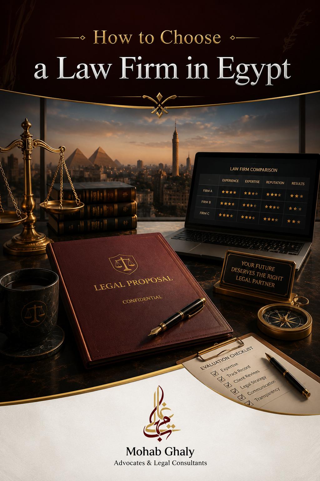 How to choose a law firm in Egypt