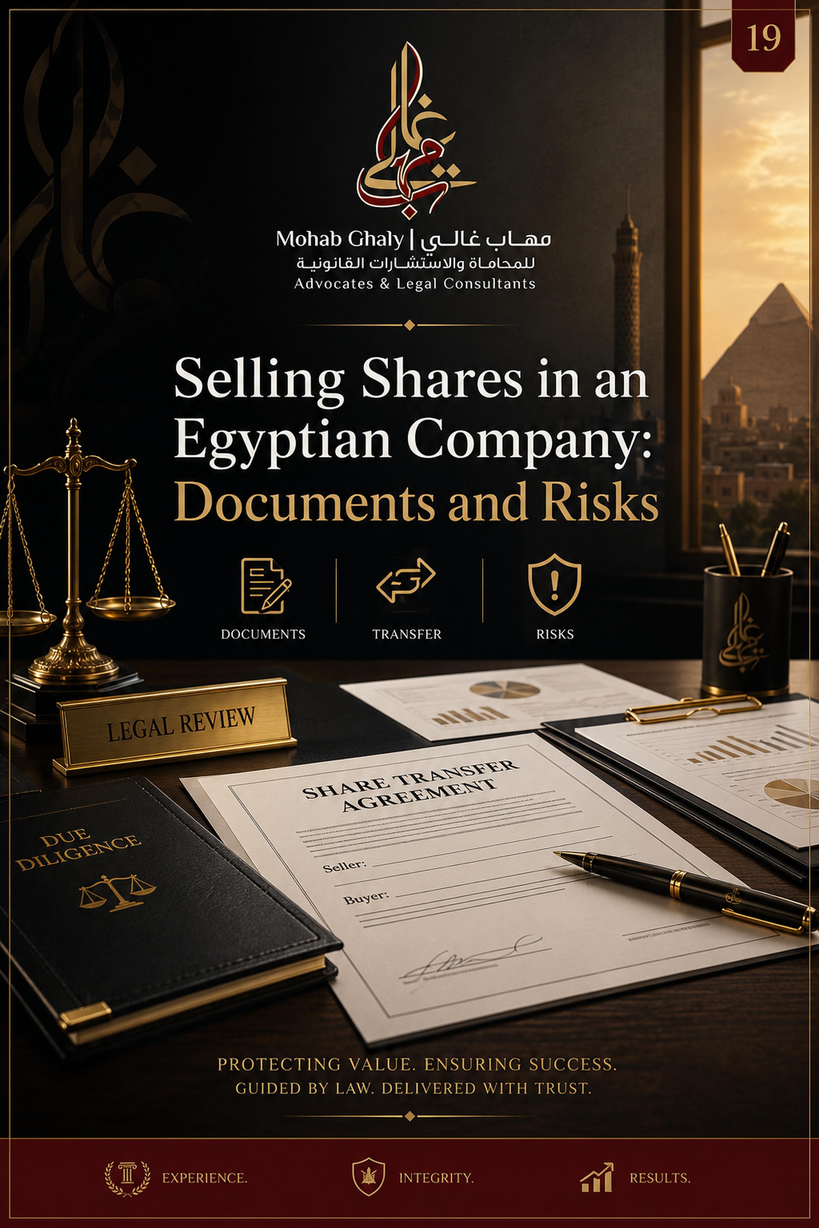 काहिरा में कंपनी और अनुबंध वकील: sale of shares Egypt के लिए व्यावहारिक कानूनी गाइड