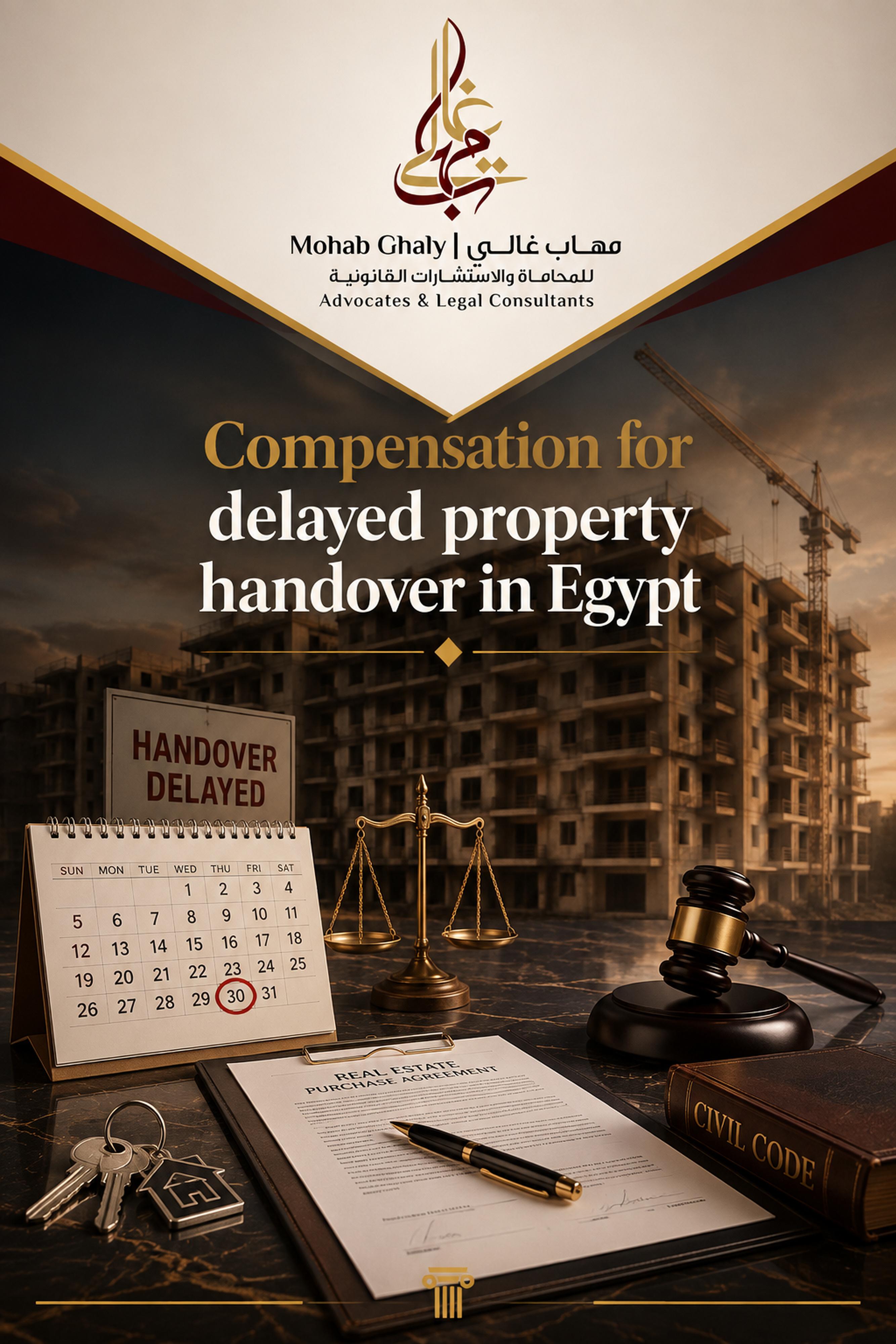 Compensation for delayed property handover in Egypt