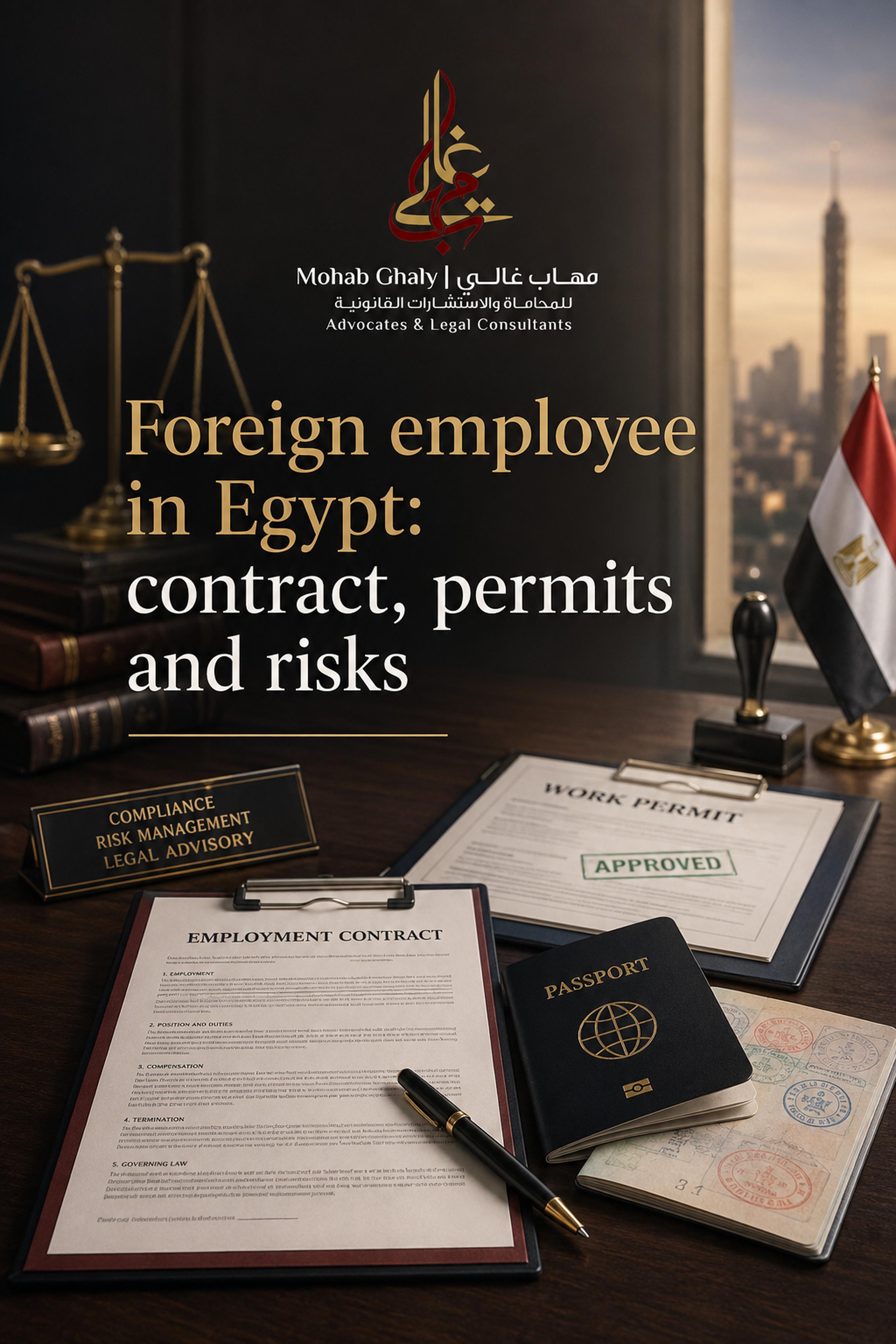 Foreign employee in Egypt: contract, permits and risks