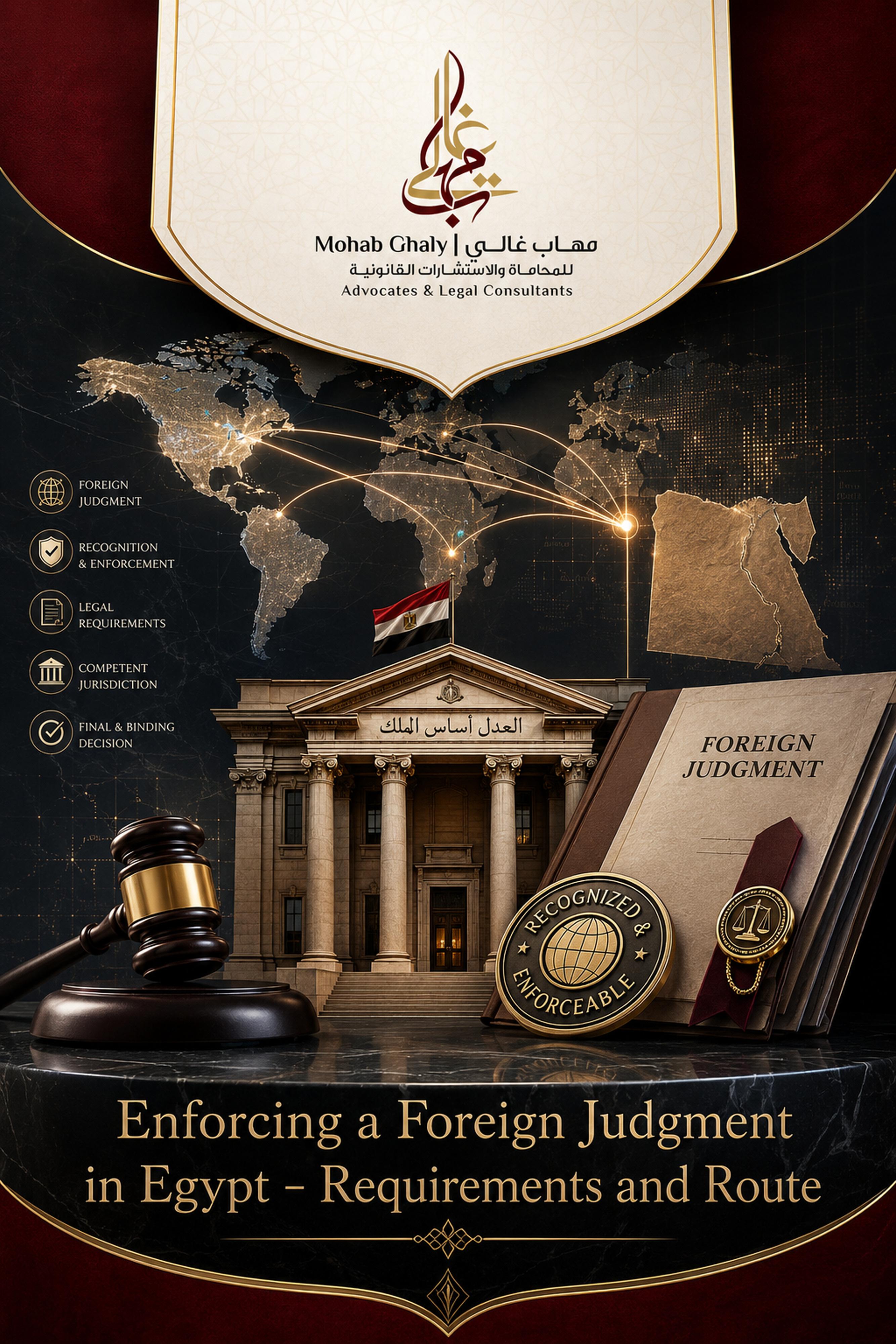юрист по взысканию долгов в Египте: практический гид по foreign judgment enforcement Egypt