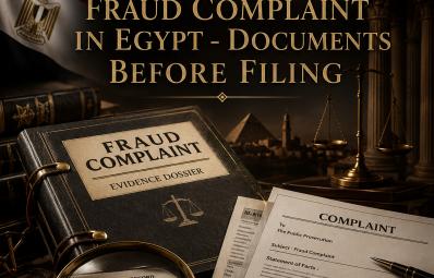 Fraud complaint in Egypt: documents before filing