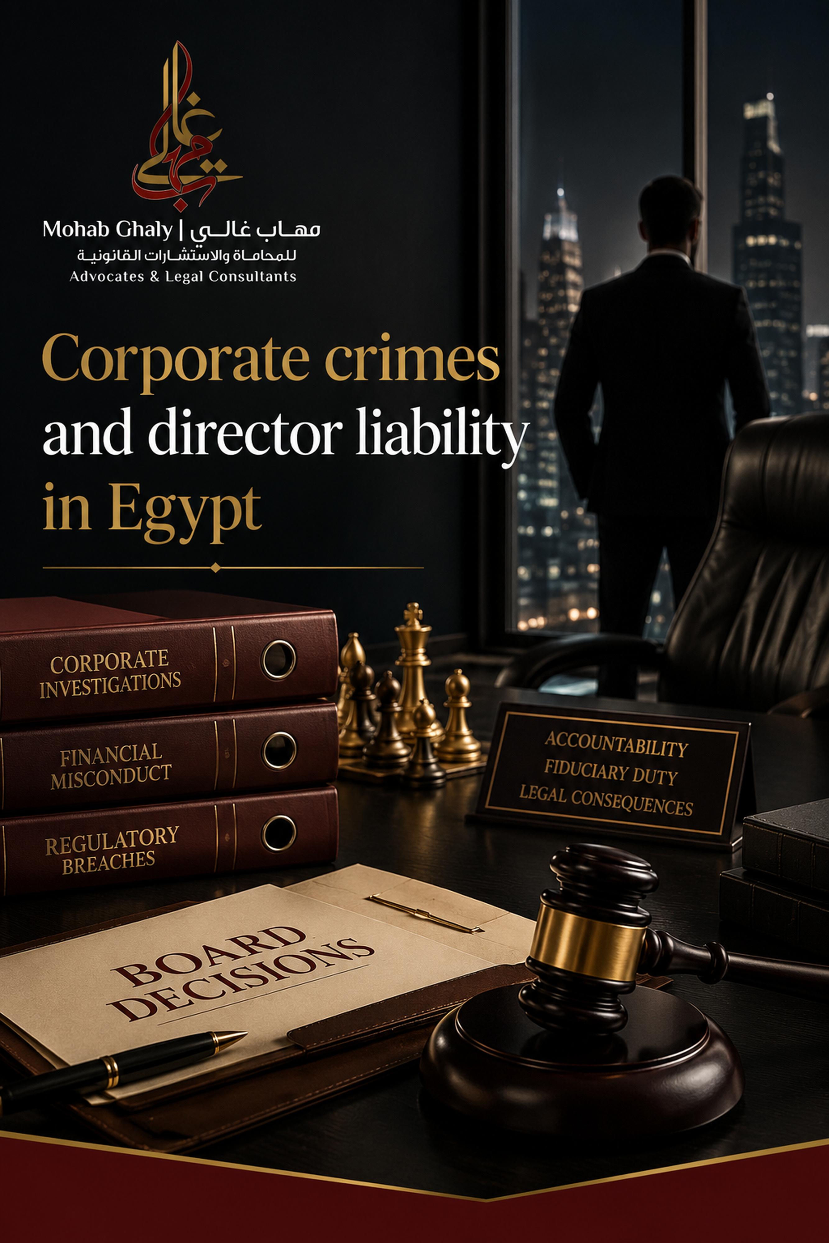 قاہرہ میں فوجداری وکیل: corporate crimes Egypt کے لیے عملی قانونی رہنما