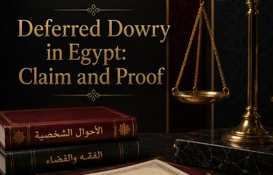 开罗家庭律师：deferred dowry Egypt 实务指南