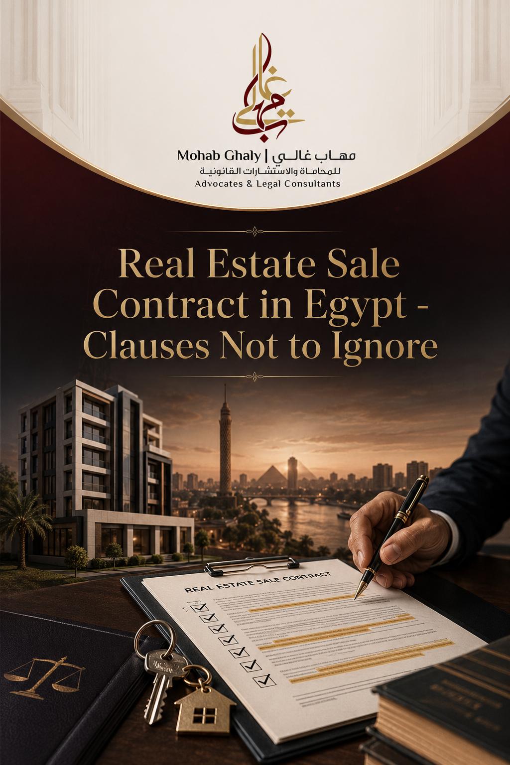 开罗房地产律师：real estate sale contract Egypt 实务指南