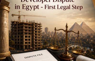 开罗房地产律师：developer dispute Egypt 实务指南